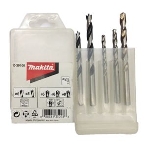 Bộ 5 mũi khoan gỗ và sắt Makita D-30106