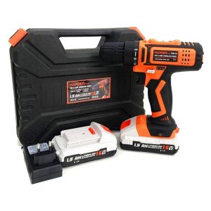 Máy khoan chạy pin 16V Harden 756116 (kèm 2 pin)