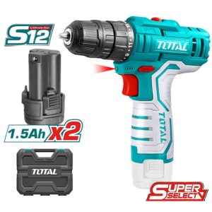 Máy khoan dùng Pin Total TDLI12208 kèm 2 pin 12V/1.5AH