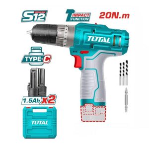 Máy khoan mini pin 12V Total TIDLI12202 (kèm 2 pin)