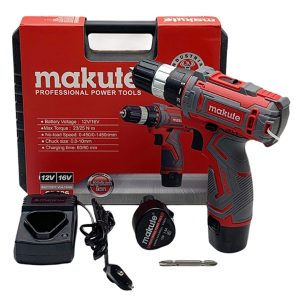 Máy khoan vặn vít pin 12V Makute CD026 Red (2 pin)