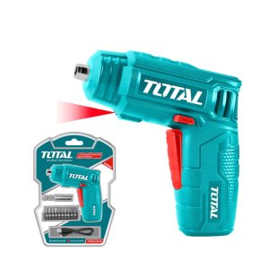 Máy siết vít dùng pin 4V Total TSDLI0402, đèn Led, đầu lục giác