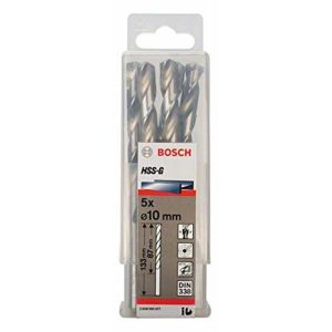 Bộ 5 mũi khoan sắt Bosch HSS-G 2608595077